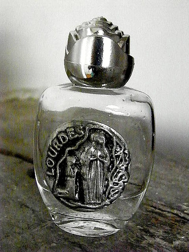 Leere glasflasche für - leere,