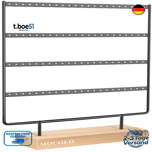 Ohrringhalter holz metall - ohrringhalter,