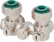 Einrohr-Hahnblock für