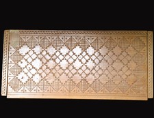 Holzschachtel Kästchen geschnitzt vintage Zigarettenetui Spielkartenbox 26cm