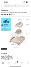 KIDIZ® 4in1 Lauflernhilfe Babywalker Spiel- und Lauflernwagen Gehfrei Babywippe