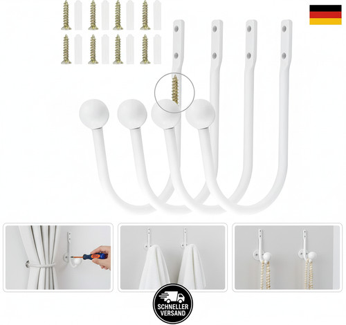 Stück gardinenhalter wand - gardinenhalter,