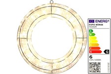 X-MAS Lichterkranz auf