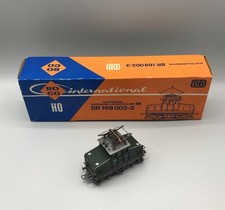 Vintage ROCO H0 4128A E-Lok Eisenbahn Zug OVP DB Modelleisenbahn BR169002-3 Grün
