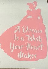 2 x Aschenputtel Rosa Glitzer