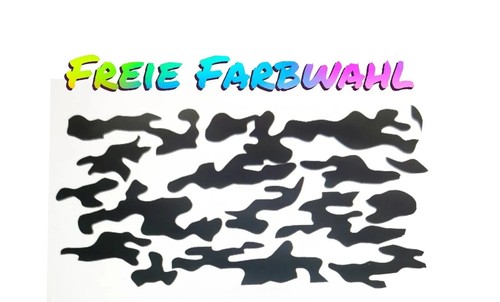 Camouflage aufkleber 67 - 1x,