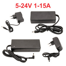 LED Netzteil Power Supply Trafo Schaltnetzteil 5V 9V 12V 15V 24V 1-15A DC 5,5mm