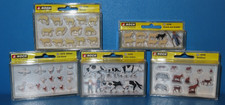 5 x  NOCH 15748 H0 Schafe und Schäfer+Hühner/Gänse+Kühe+Waldtiere in OVP#8419