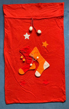 Weihnachtssack XXL Nikolaussack Weihnachtsmann Sack Geschenkesack Rot Socken