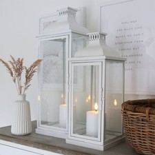 Laterne MARSEILLE weiß aus