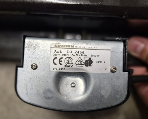 Severin elektrogrill 2456 - severin, pg