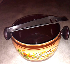 Feuerzangenbowle mit Zuckerzange, neuwertig im Stil der 70er Jahre