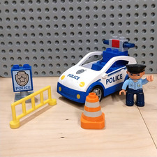LEGO Duplo Polizeistreife Fahrzeug Polizeiauto mit Sirene Licht und Sound