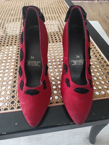 Rote englische ping schuhe - rote,