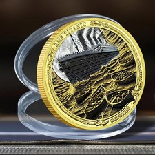 Titanic vergoldet gedenkmünze - titanic,