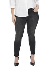 Carmakoma by Only Damen Jeans CARWILLY - Skinny Fit - Black - in großen Größen