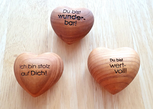 Holzherz handschmeichler mit - holzherz,
