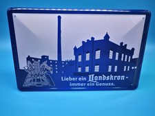 Landskron Bier Blechschild Brauerei Silhouette  ca. 20x30 cm unverpackt ku90