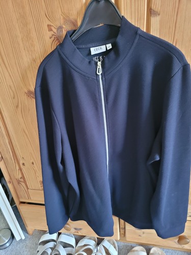Sweatshirtjacke blau von cecil - sweatshirtjacke,