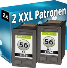 2x TINTE PATRONEN für HP 56XL