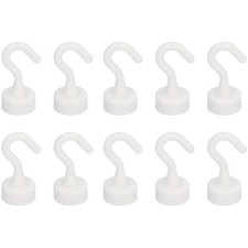 10er Set Magnethaken Weiß -