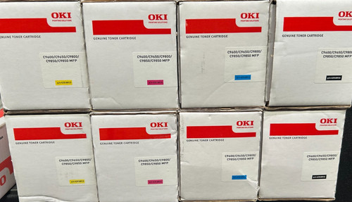 Oki c9600 c9650 - 2x, cmyk