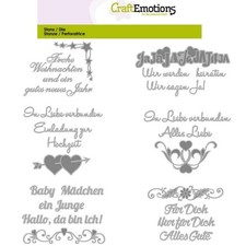 Stanzschablone Text Schrift