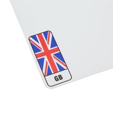 Vorne Tüv UK Straße Gesetzliche Auto Wohnwagen Registrierung GB Square Nummer