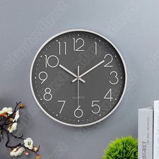 30cm Lautlos Wanduhr Ohne
