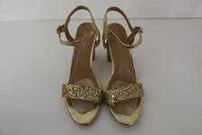 "Queen Tina" festliche Damen Sandalen Gr: 39 -Gold-