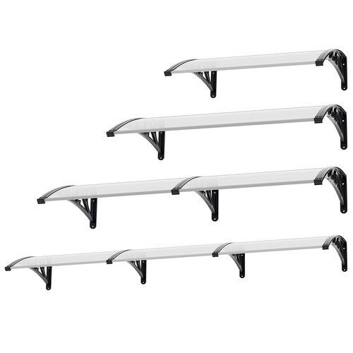 Vordach 120 300cm transparent - 120-300cm,