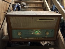 Oberon Phono  Radio mit Schallplattenspieler Rochlitz DDR RFT RARITÄT Dachboden