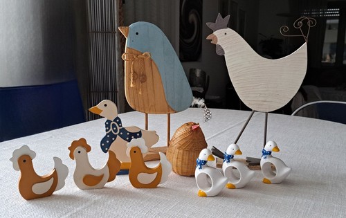 Enten gänse hühner - hühner, konvolut