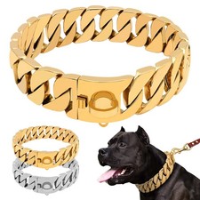 Robustes gold hundehalsband - robustes,