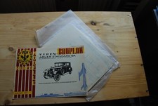 Hawege Modellbauplan Auto Oldtimer Adler Standard 6A Maßstab 1:10