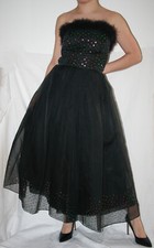 Vintage 80er Jahre Abendkleid Ballkleid Abiballkleid Kleid Gr. 36  38 Linek Mode