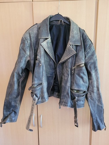 Lederjacke aus den 80er - lederjacke,