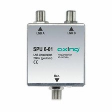 Axing® SPU 6-01 Geblocktes 22 kHz SAT-Koaxialrelais SAT-Umschalter