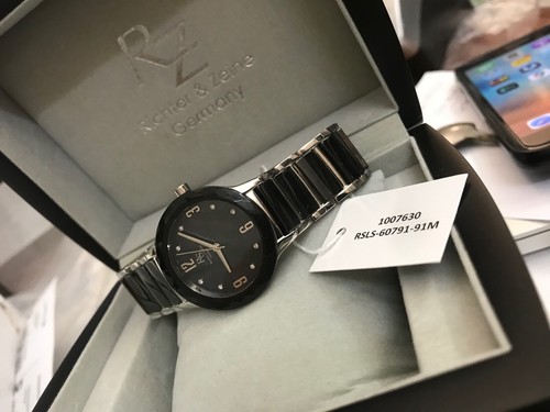 Damen uhr keramik edelstahl - uhr,