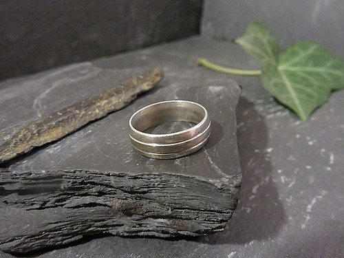 Schöner 925 silber ring - silber, klein