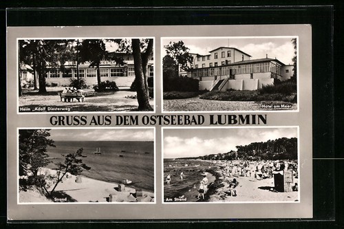 Ansichtskarte lubmin hotel am - lubmin,,
