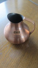 Vase/Krug Kupfer 13,5 cm hoch