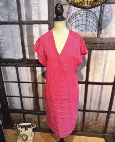Leinenkleid von oui silberne - leinenkleid,