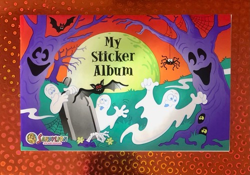 Stickeralbum neu halloween - stickeralbum,