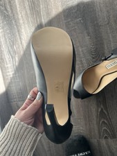 GUESS High Heels Pumps Gr.40 Schwarz Lackleder Stiletto Absatz