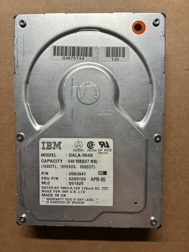 Ibm dala 3540 ide - dala-3540, festplatte