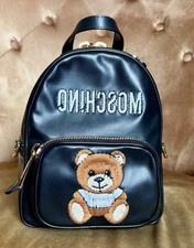Mochino Rucksack Teddy Leder