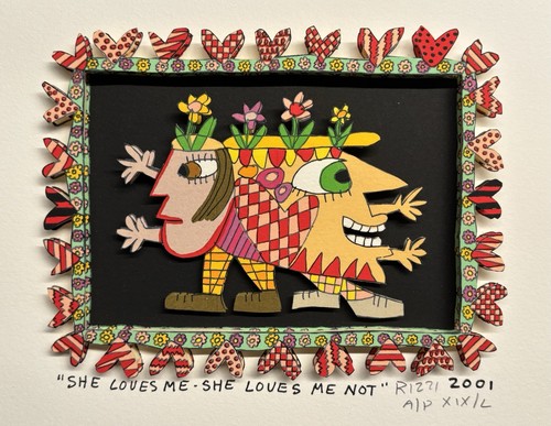 James rizzi original she - james, 3d