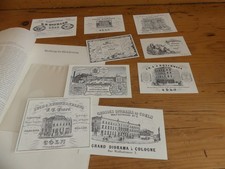 Faksimiles "Werbung im Kleinformat" "Geschäftskarten Mitte 19. Jh." Köln Edition