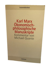 Ökonomisch-philosophische Manuskripte (Suhrkamp Studienbibliothek) by Karl Marx